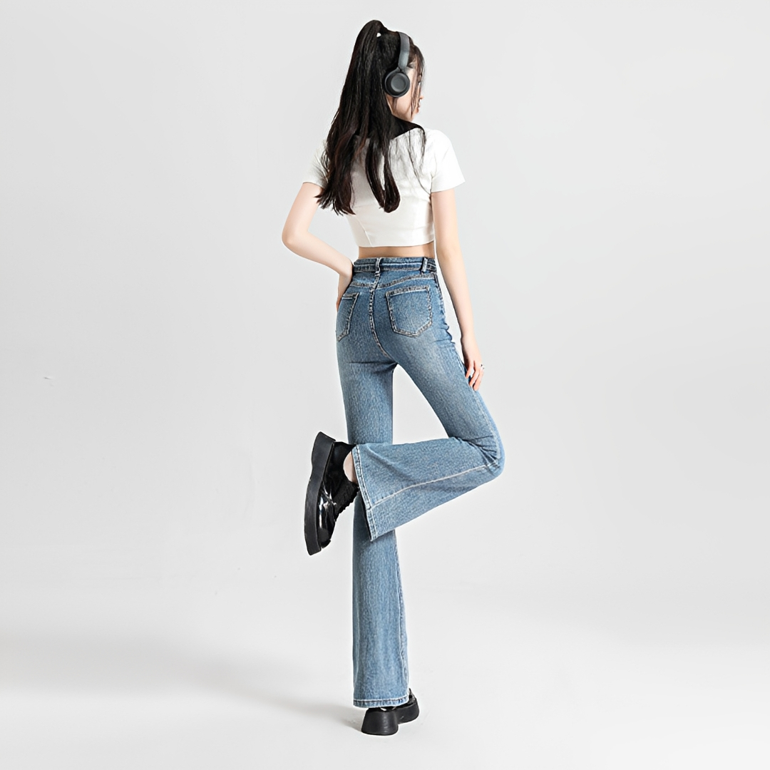 Theodora - Pantalon Taille Haute Élégant