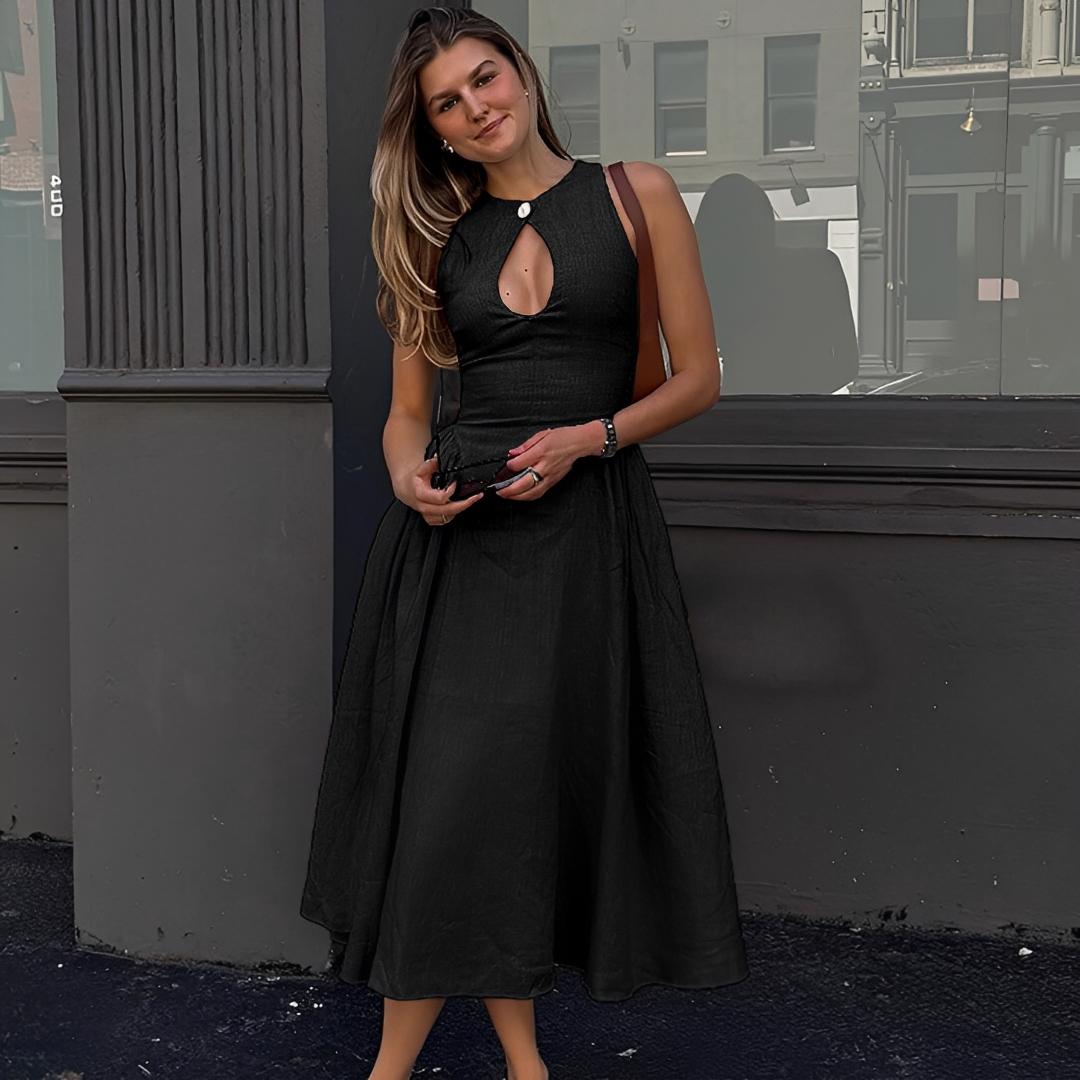 Chelou - Robe Maxi Plissée