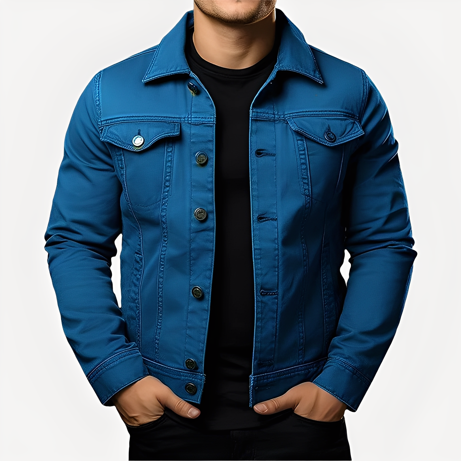 Smith - Manteau épais classique pour hommes