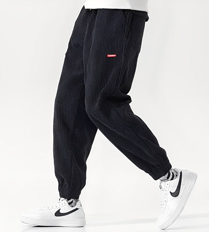 Nicholas - Pantalon de jogging élégant en velours pour hommes