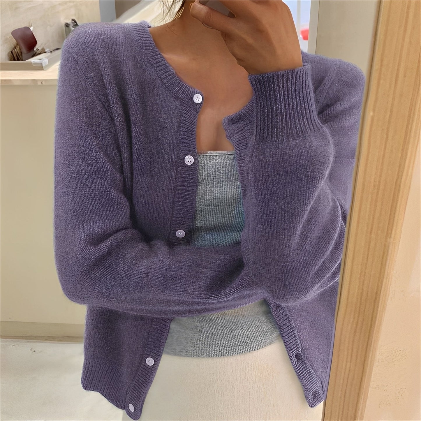 Millie - Zeitgemäßer Damenstrickjacke