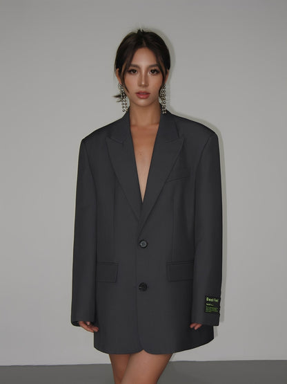 Maddison - Blazer élégant et classique, coupe ample pour femmes