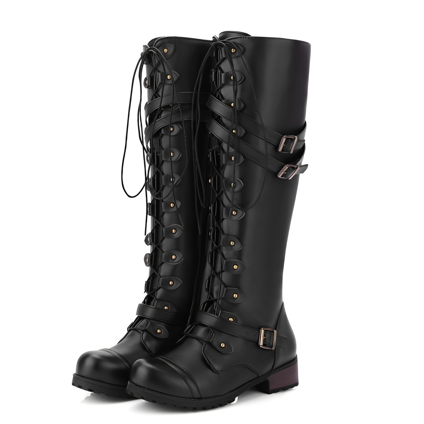 Alicia - Traditionelle Reitstiefel mit Schnalle für Damen