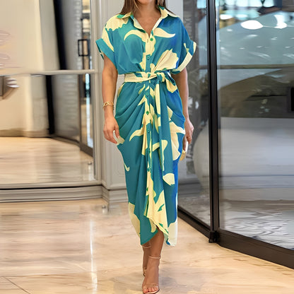 Charlène - Robe boutonnée élégante pour femmes