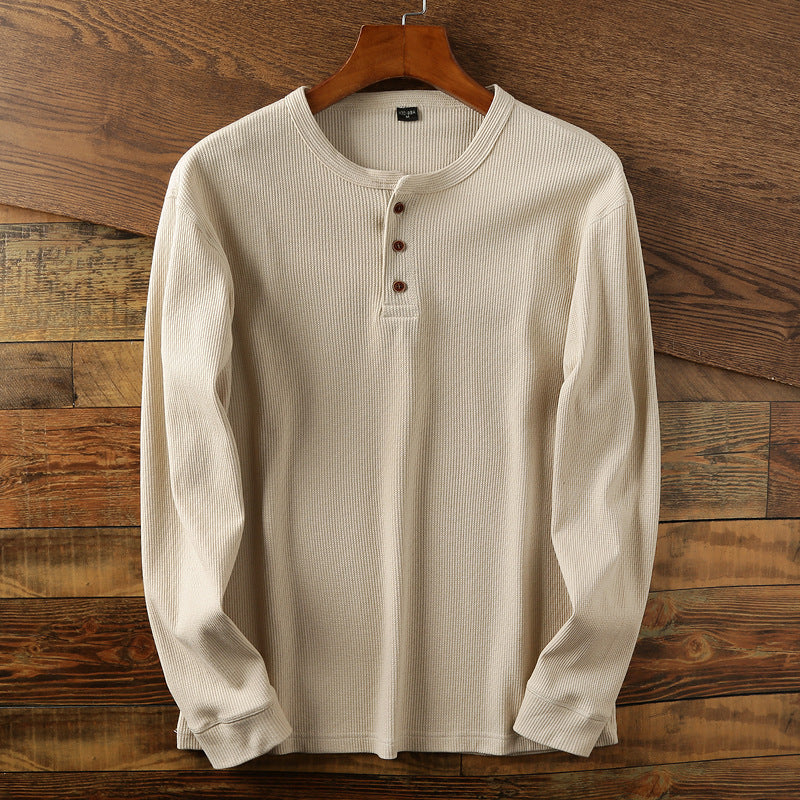 Samuel - Chemise longue vintage en maille pour homme