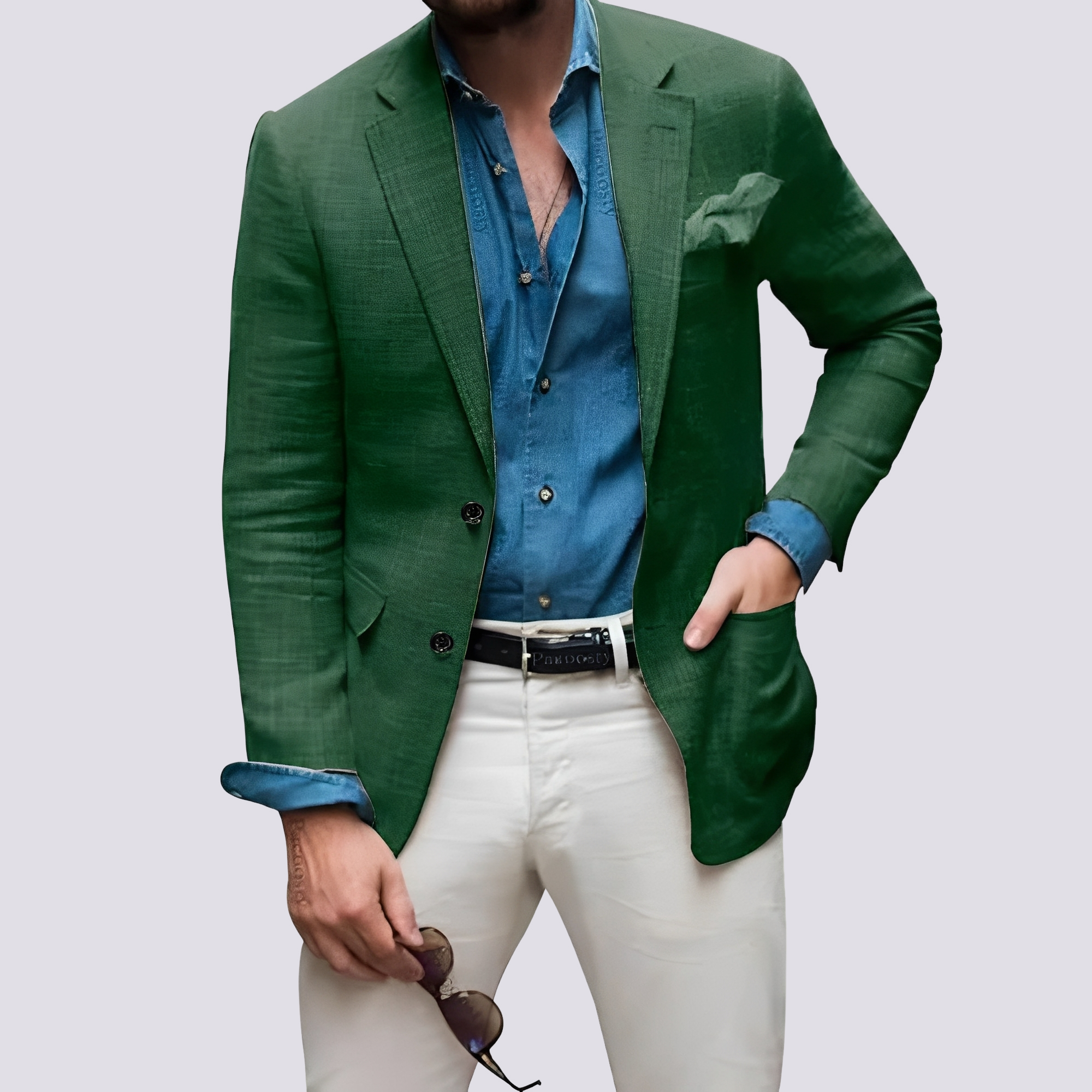 Glenn - Veste élégante pour hommes avec boutons
