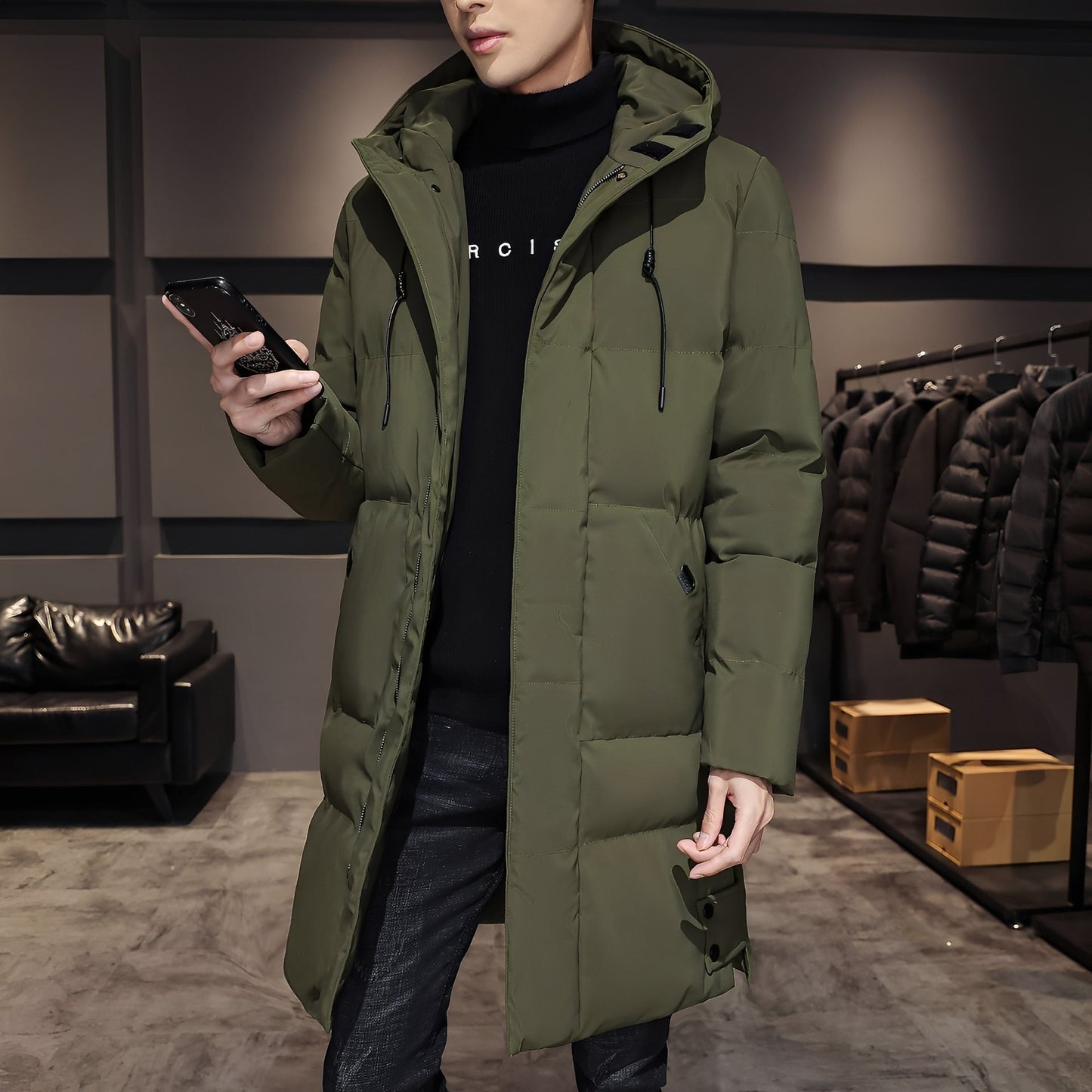 Bryan - Parka épaisse et élégante pour hommes