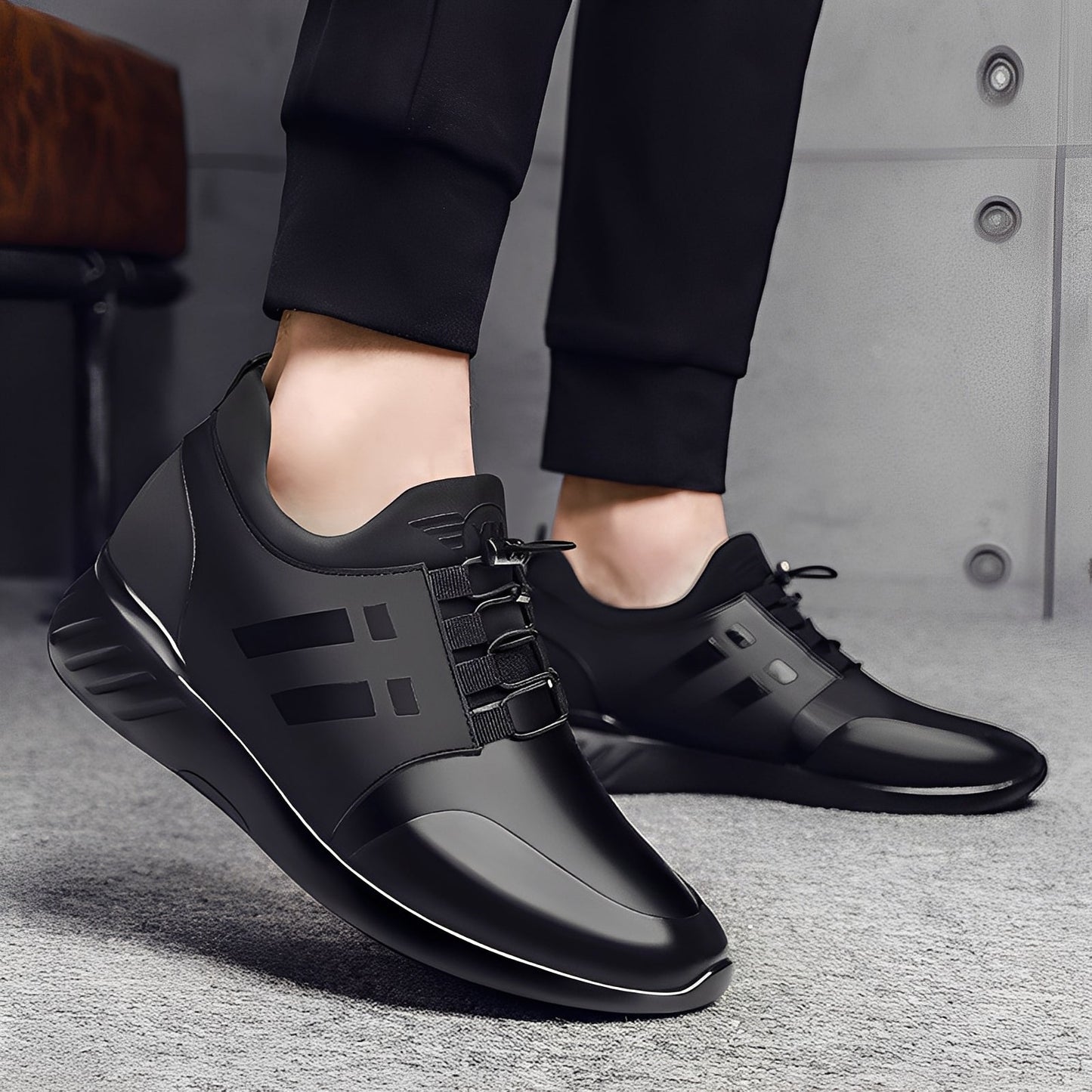 Phillip - Chaussure en cuir pour hommes, élégante et relax