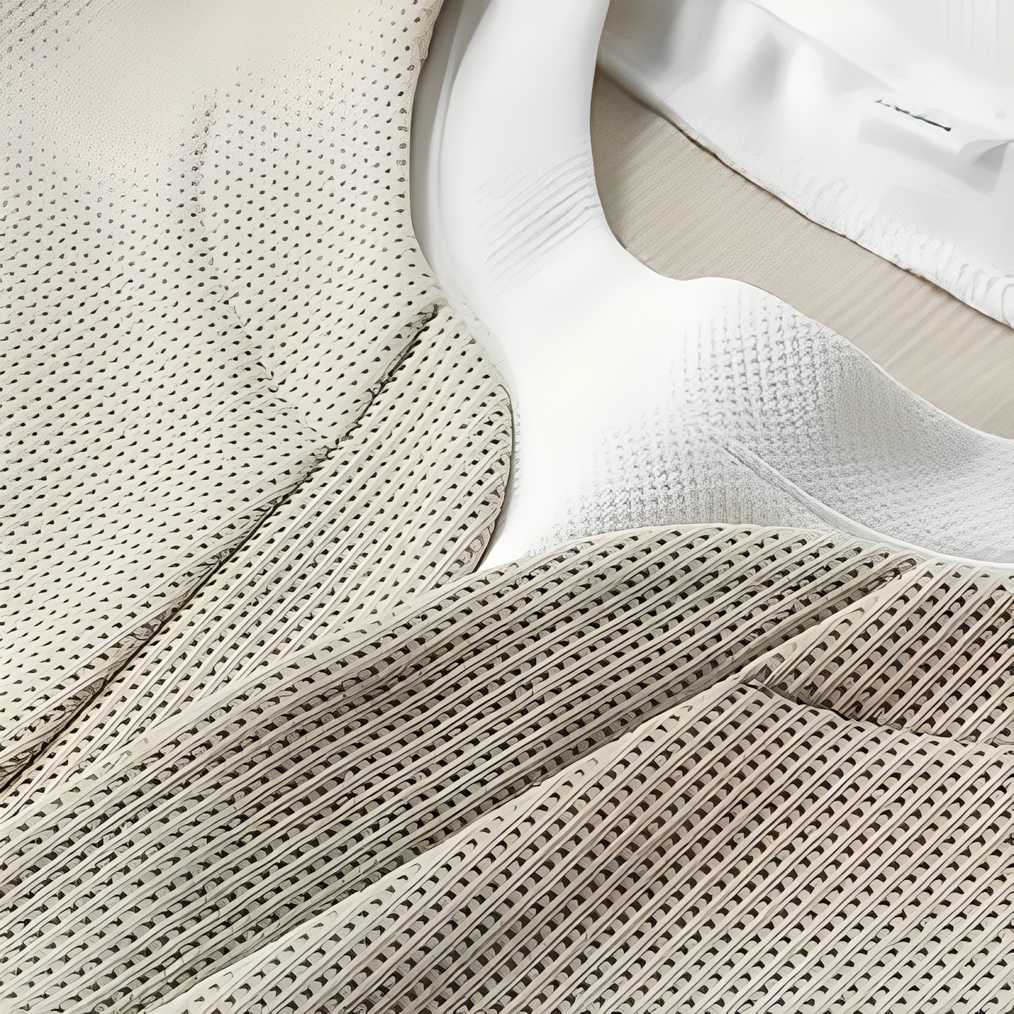 Dayton - Pull à la mode en maille gaufrée pour hommes