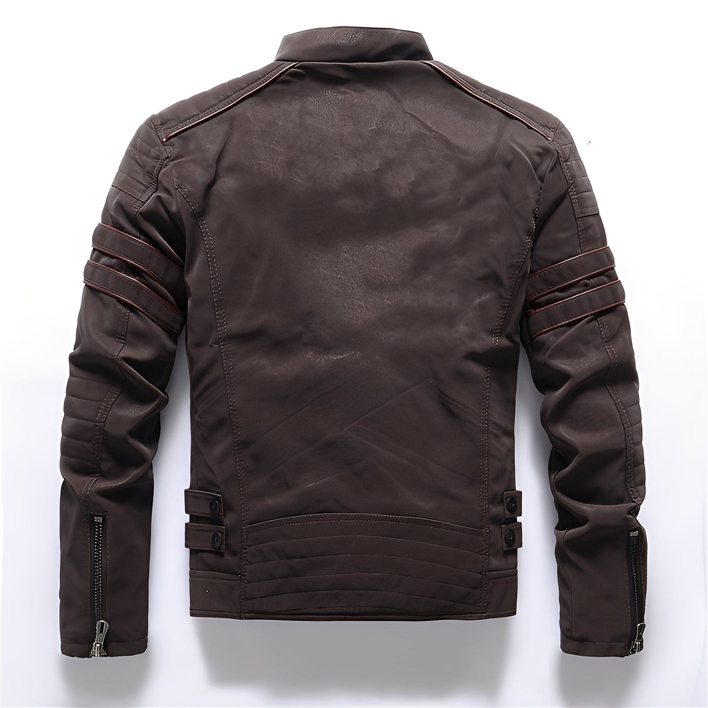 Dillan - Veste de moto en cuir chic pour hommes