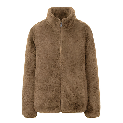 Alexis - Gilet chic en polaire avec fermeture éclair pour femmes