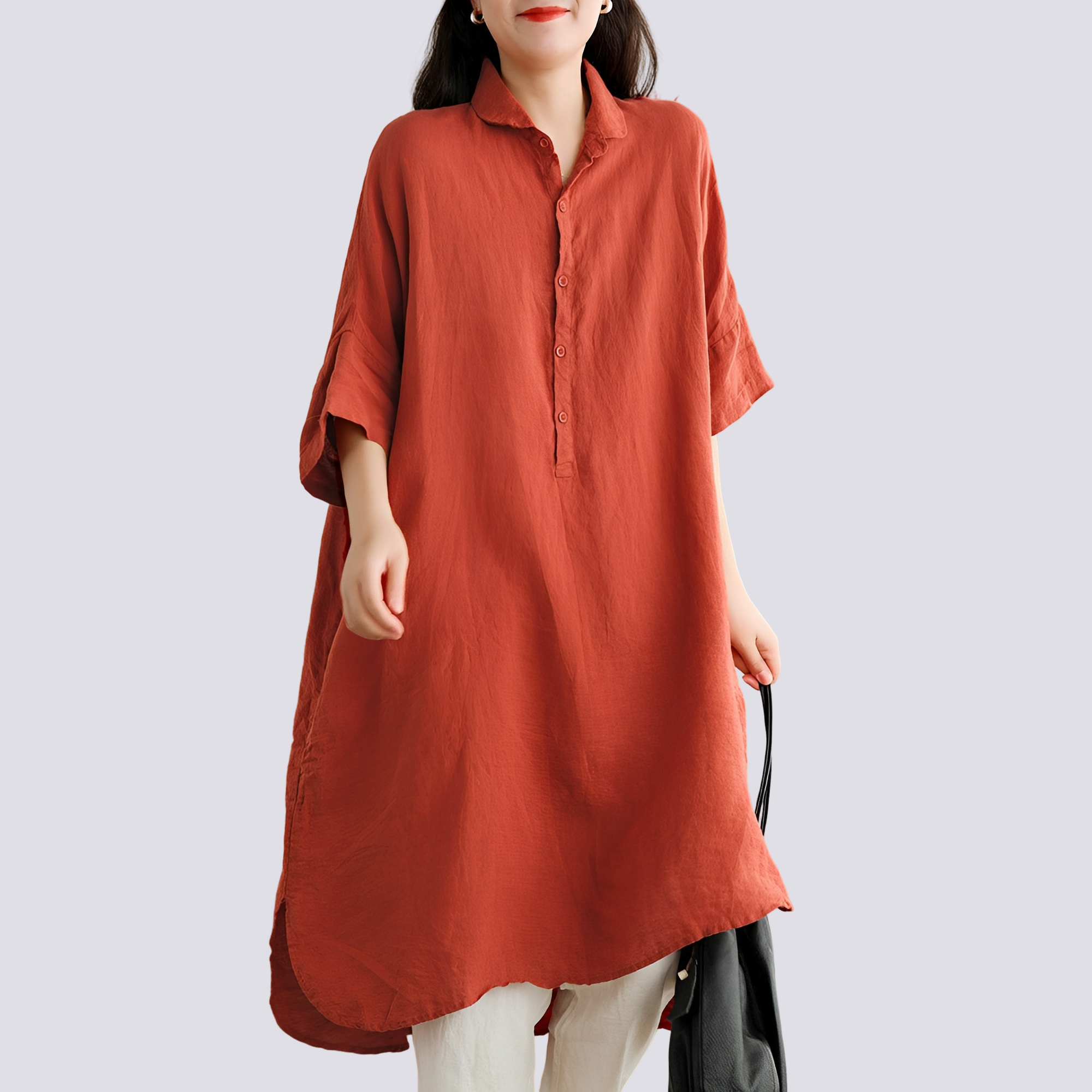 Deborah - Robe-chemise ample et décontractée pour femmes