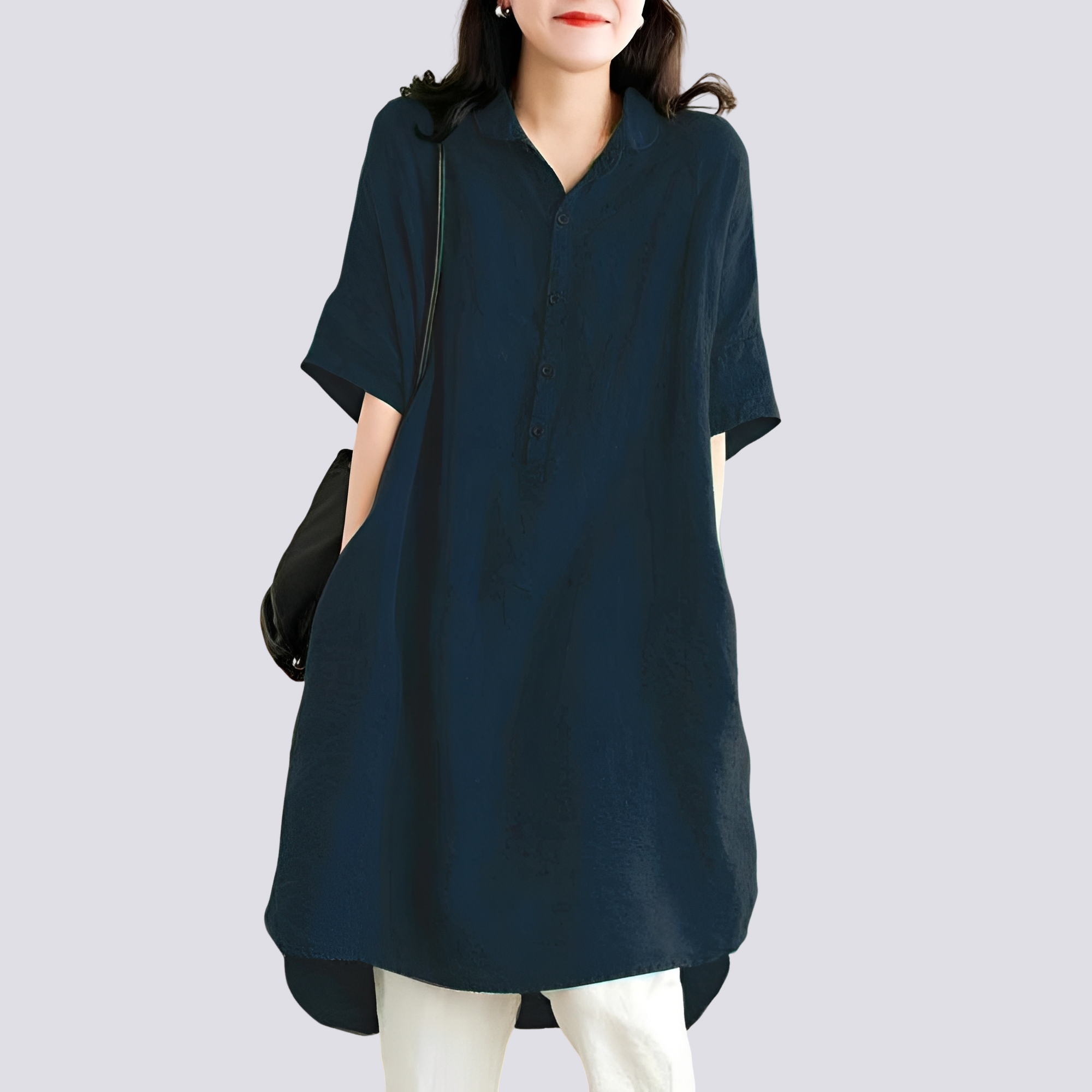Deborah - Robe-chemise ample et décontractée pour femmes