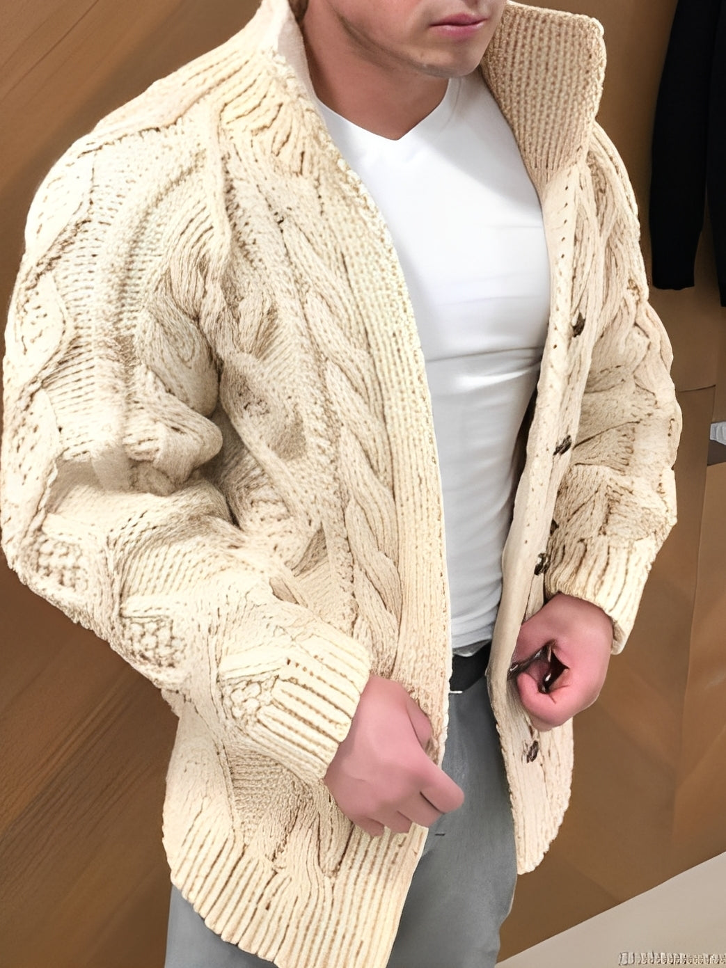 Donovan - Beau cardigan chaud pour hommes