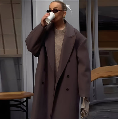 Veronica - Long manteau élégant et ample pour femmes