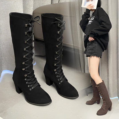 Bonnie - Bottes cavalières élégantes jusqu'aux genoux pour femmes