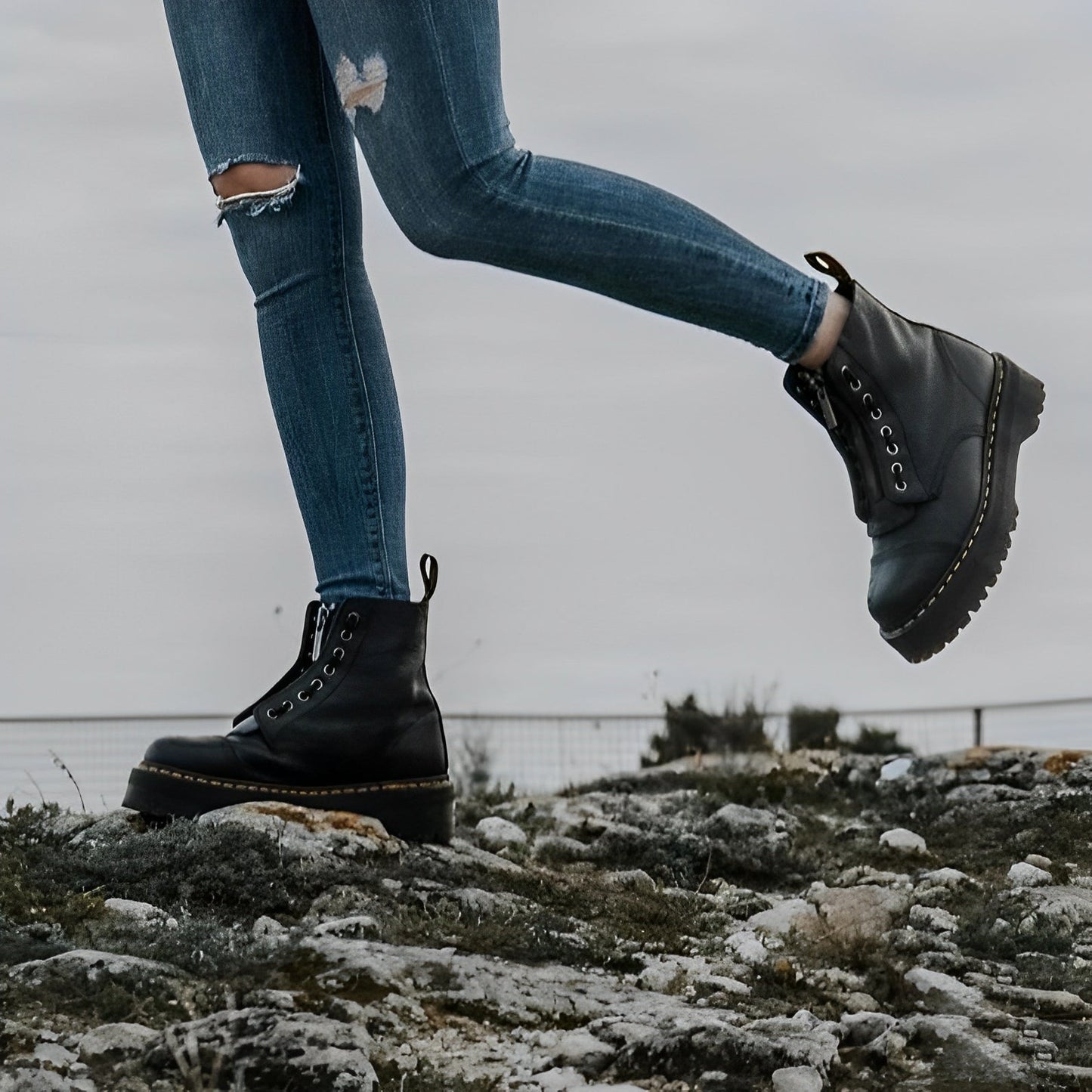 Payton - Bequeme Damenstiefel mit breitem Absatz