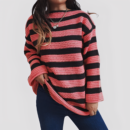 Millie - Loose knit sweater for women, soft and refined