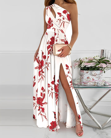 Jasmin - Robe longue élégante à une seule bretelle pour femmes