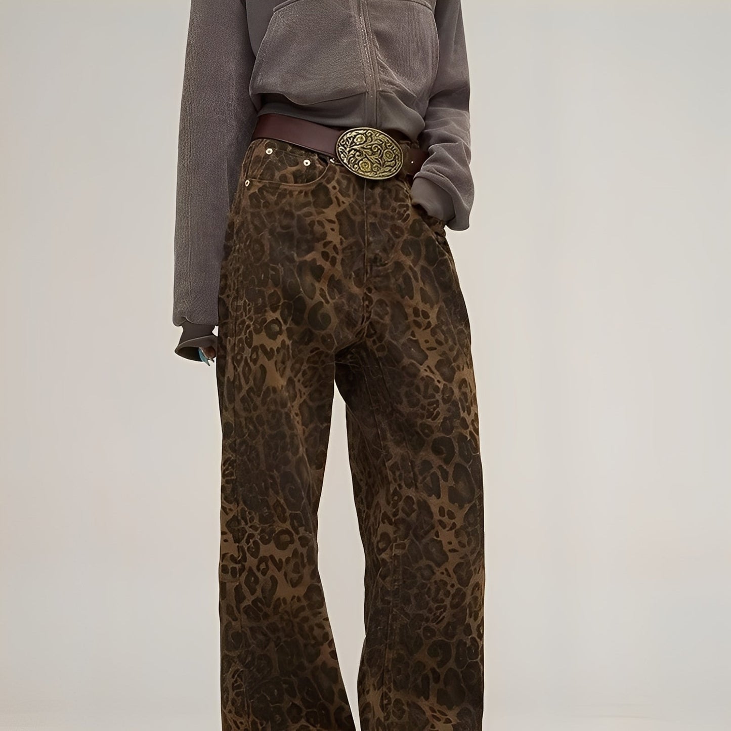 Felecia - Pantalon ample en jean chic pour dames