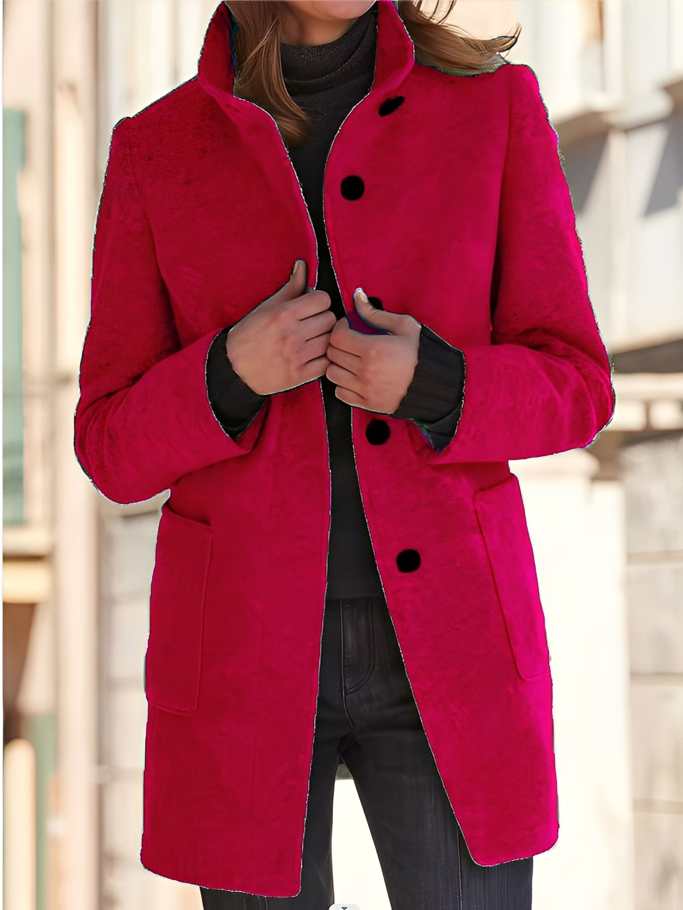 Julissa - Manteau d'hiver chaud avec poche pour femmes