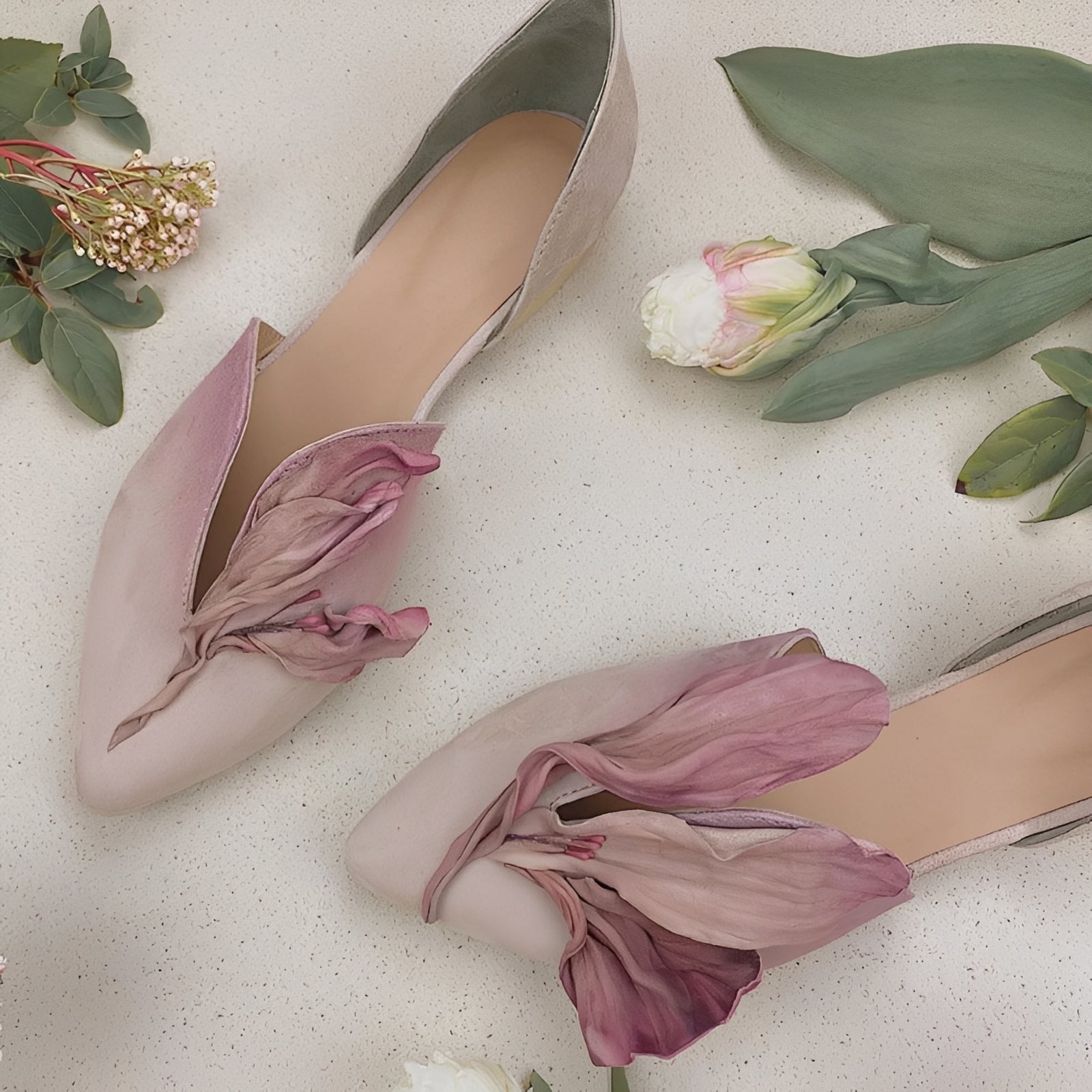Jennifer - Ballerines stylées pour femmes avec imprimé floral