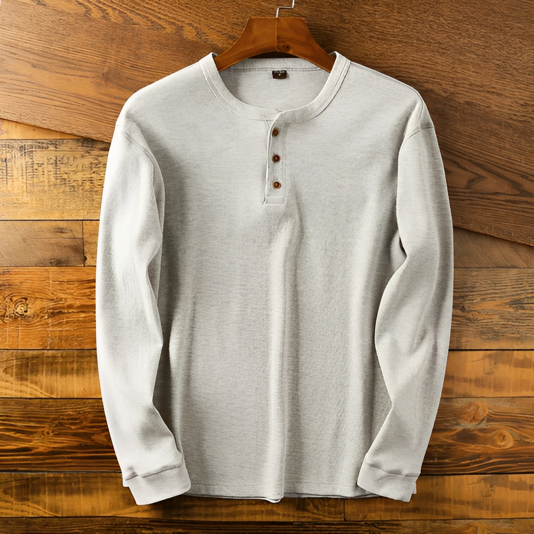 Benjie - Chemise à manches longues confortable pour homme