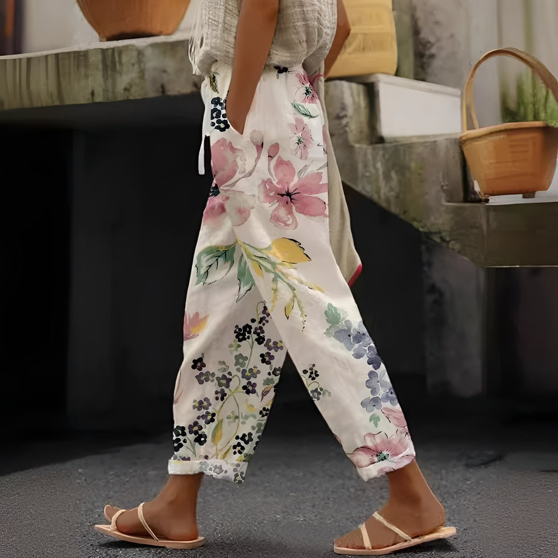Tansy - Un pantalon d'été élégant pour femme