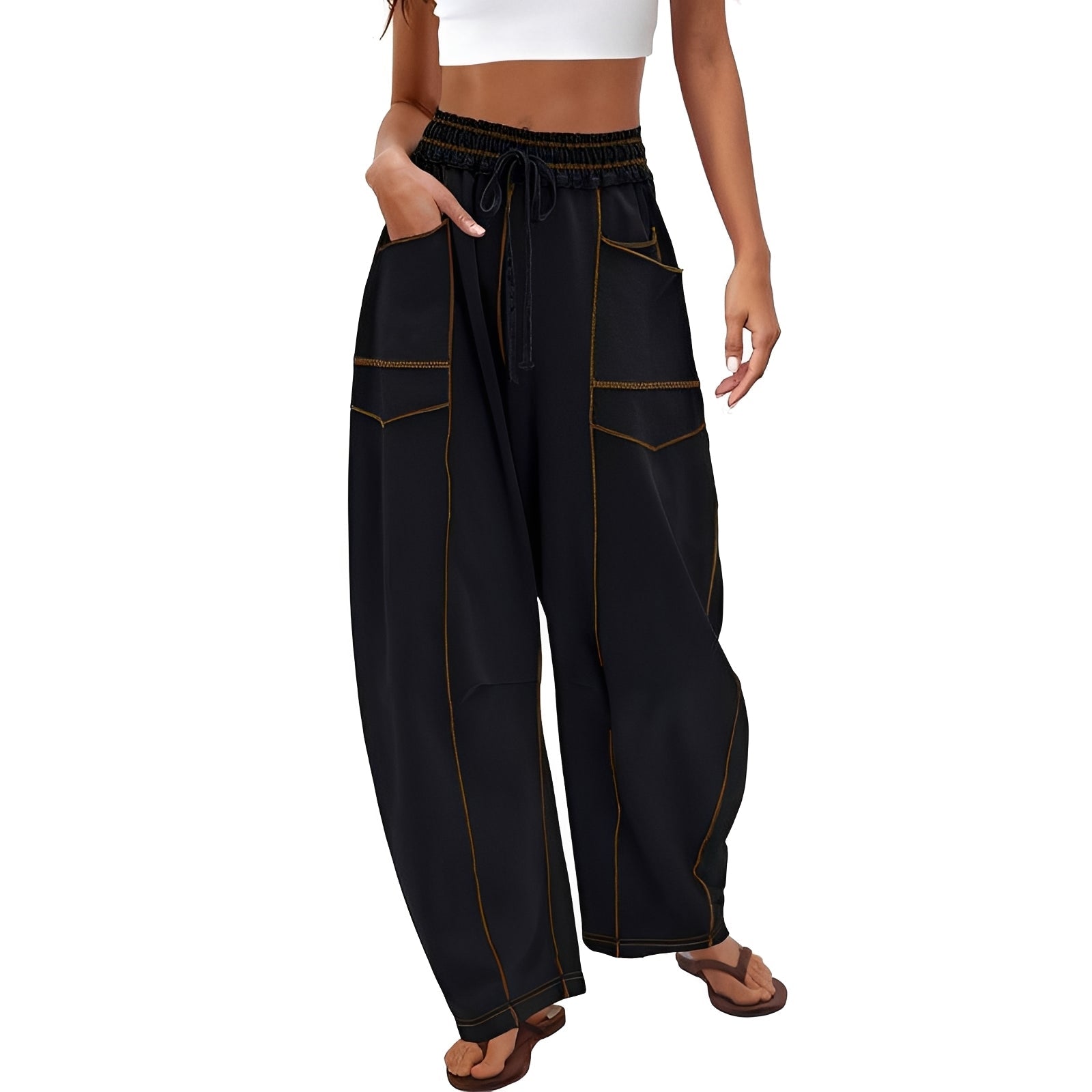 Marianne - Pantalon Ajusté Raffiné