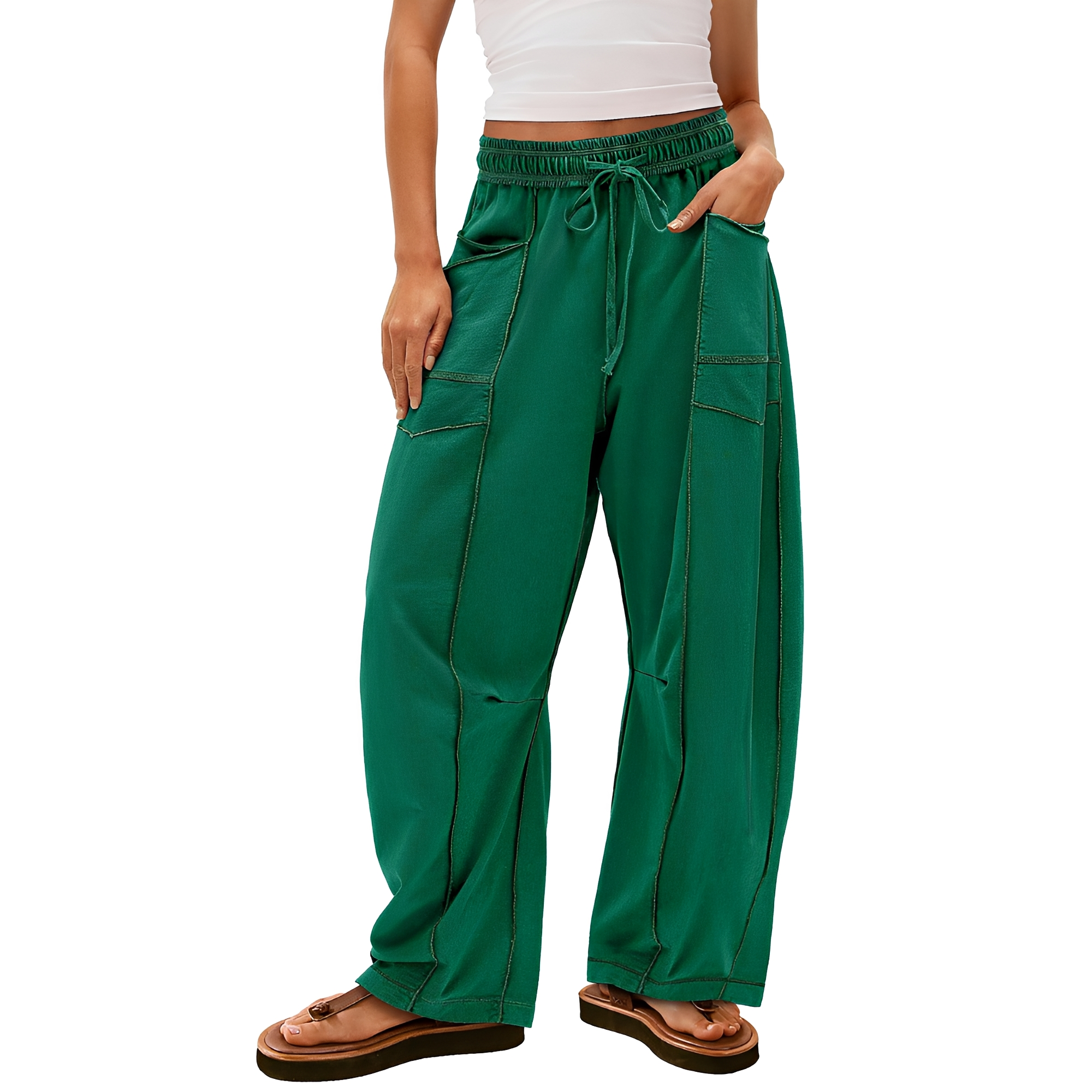 Marianne - Pantalon Ajusté Raffiné