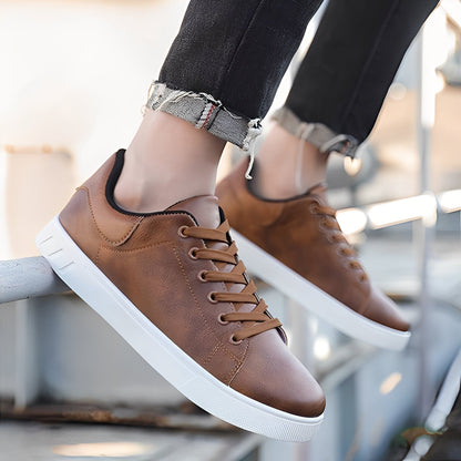 Jerome - Chaussures plates en cuir modernes pour hommes