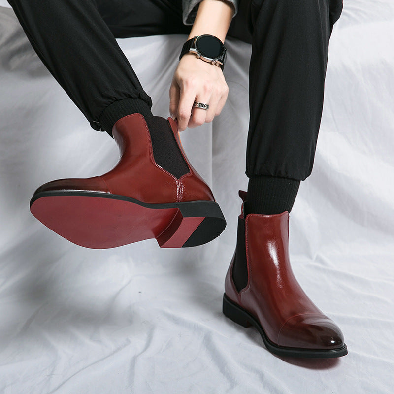 Kennith - Bottes Chelsea en cuir pour hommes, chic et relax