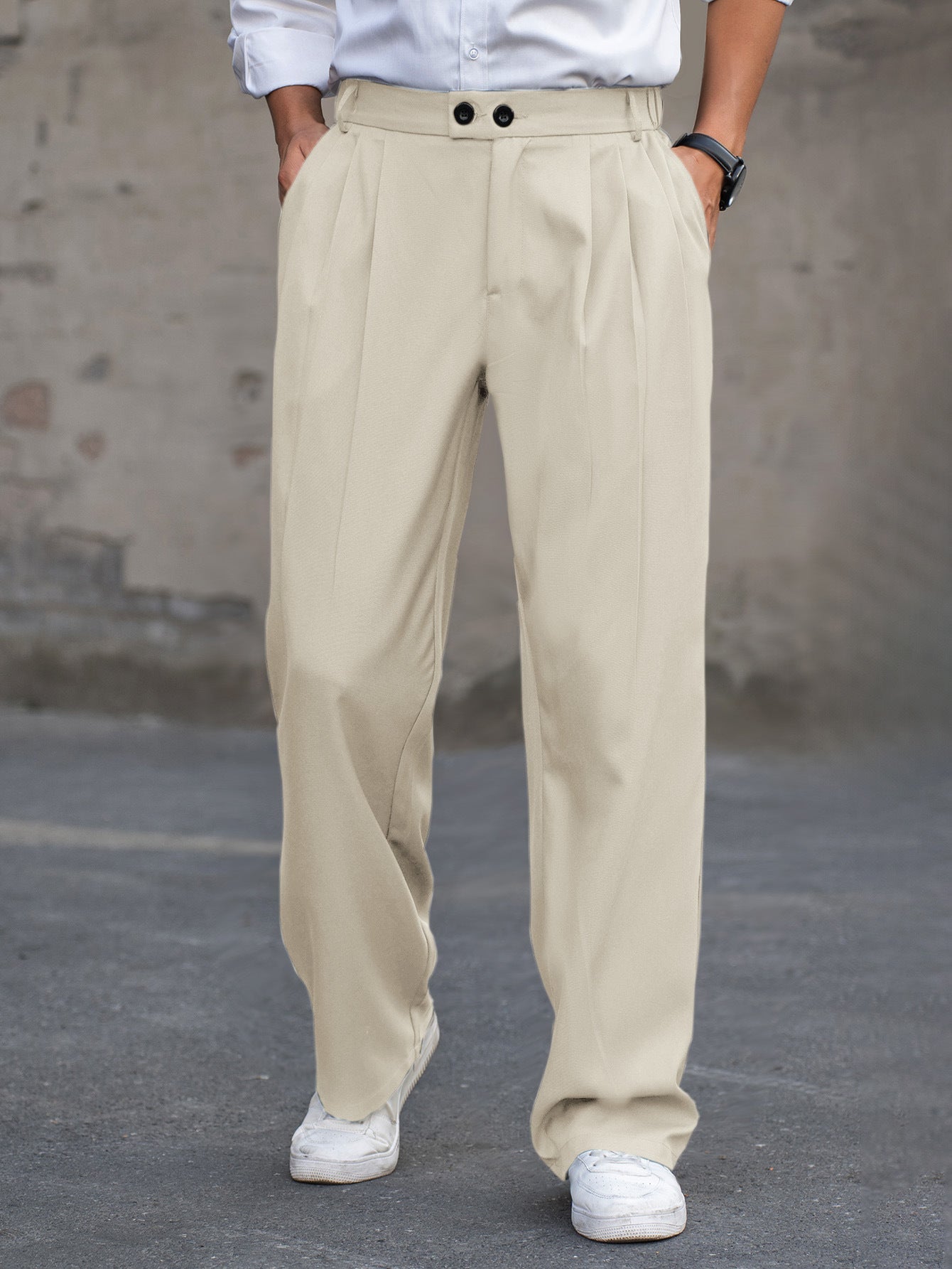 Dexter - Pantalon homme décontracté à jambes larges