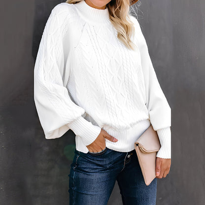 Jemima - Pull à col roulé chic et casual pour femmes