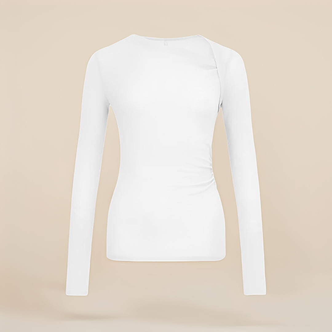 Nadine - Chemise longue à manches tendance