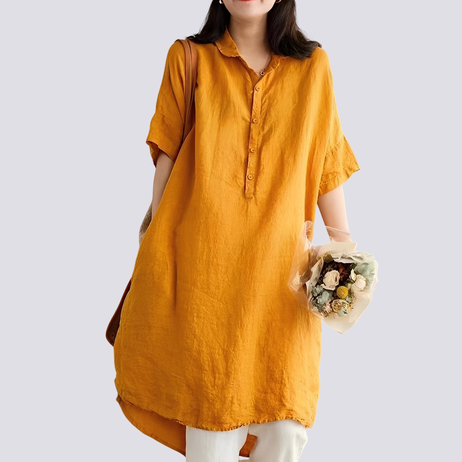 Deborah - Robe-chemise ample et décontractée pour femmes