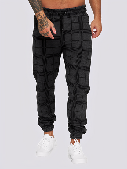 Jaeden - Pantalon chic à carreaux pour hommes