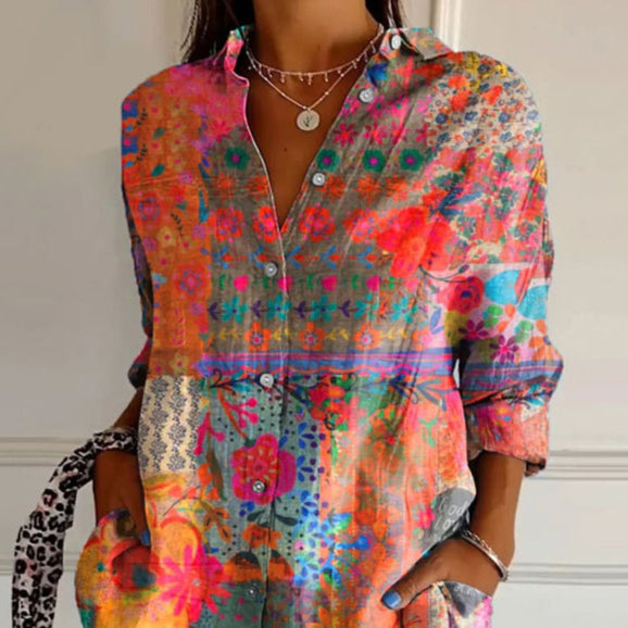 Anna - Blouse élégante avec imprimé floral