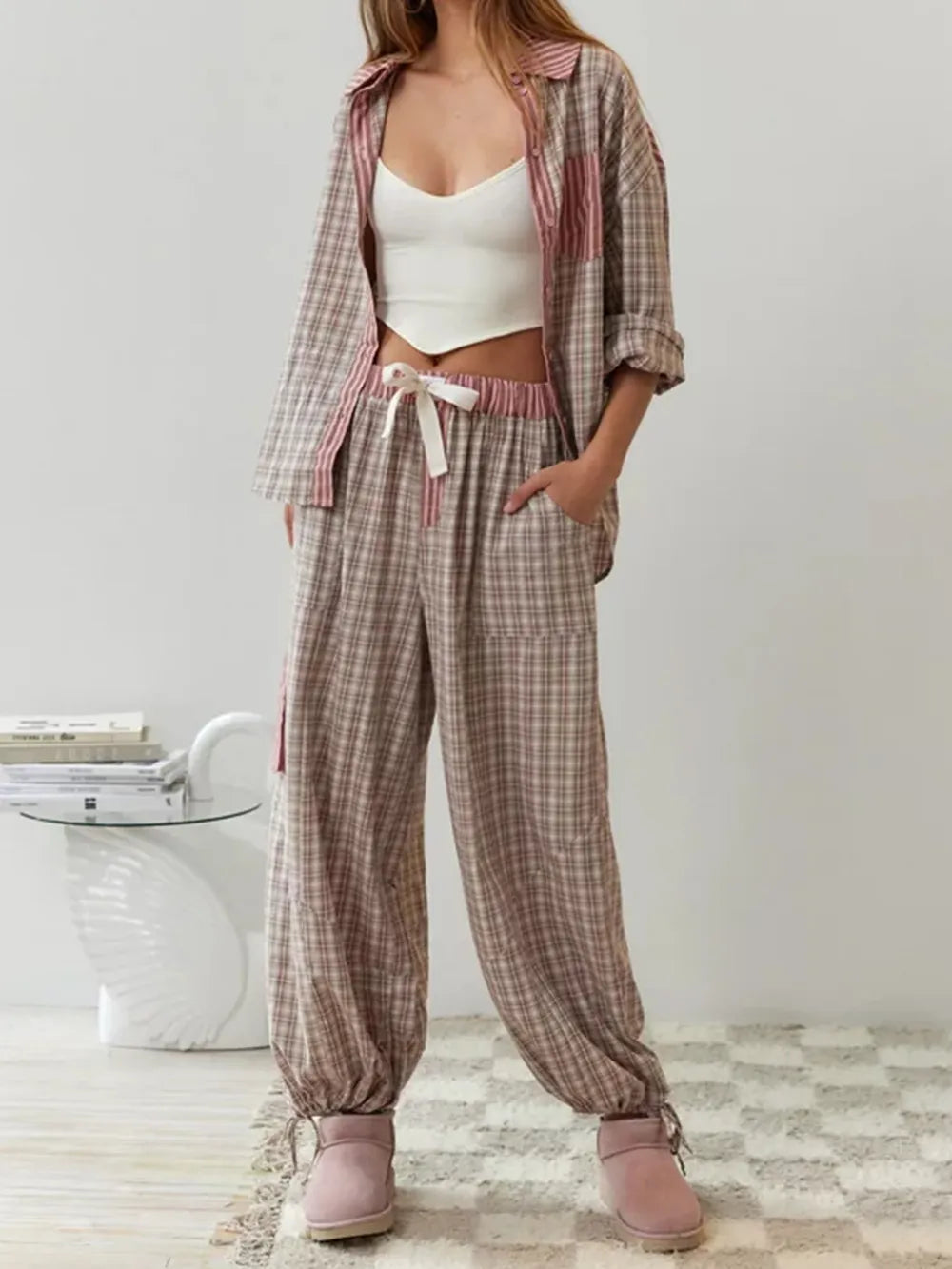 Elena – Ensemble de pyjama en deux pièces