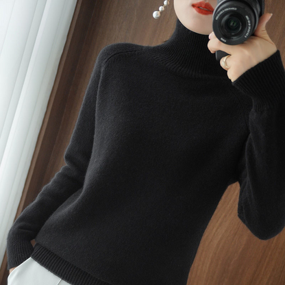 Softy - Turtleneck sweater in cashmere
