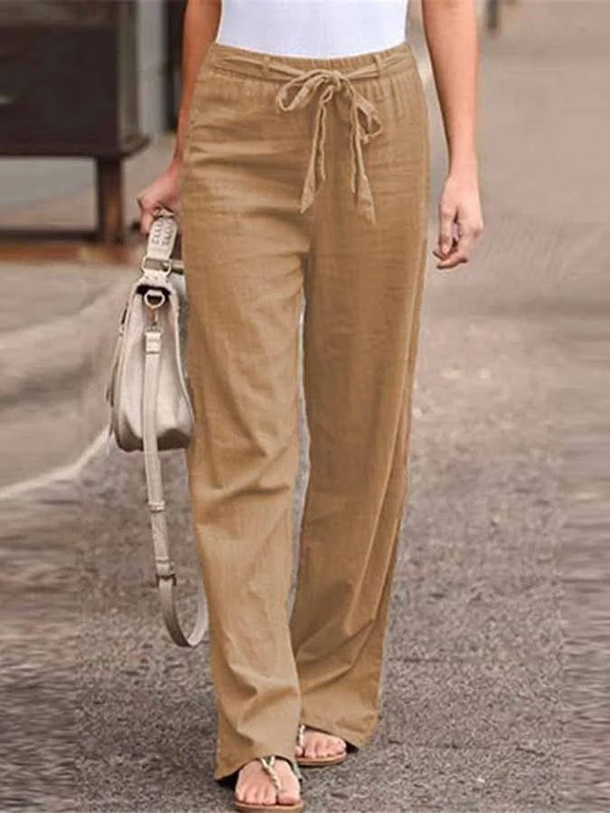Rosanne - Relaxed Linen Trousers