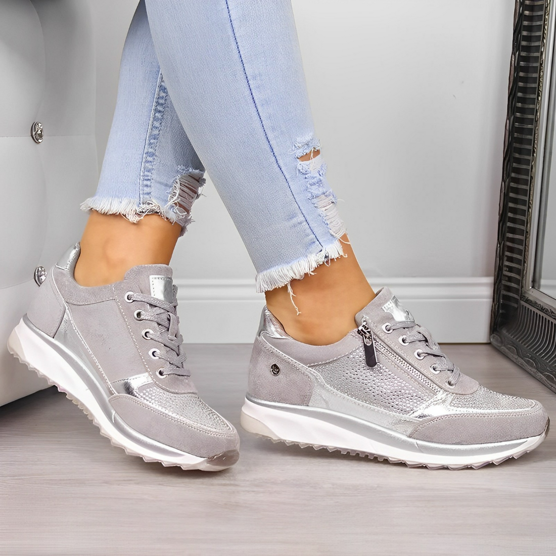 Pro Chaussures – Chaussures orthopédiques avec zip