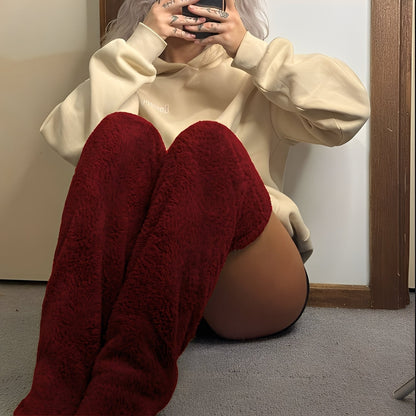 Camellia - Chaussettes longues et chaudes d'hiver pour femmes