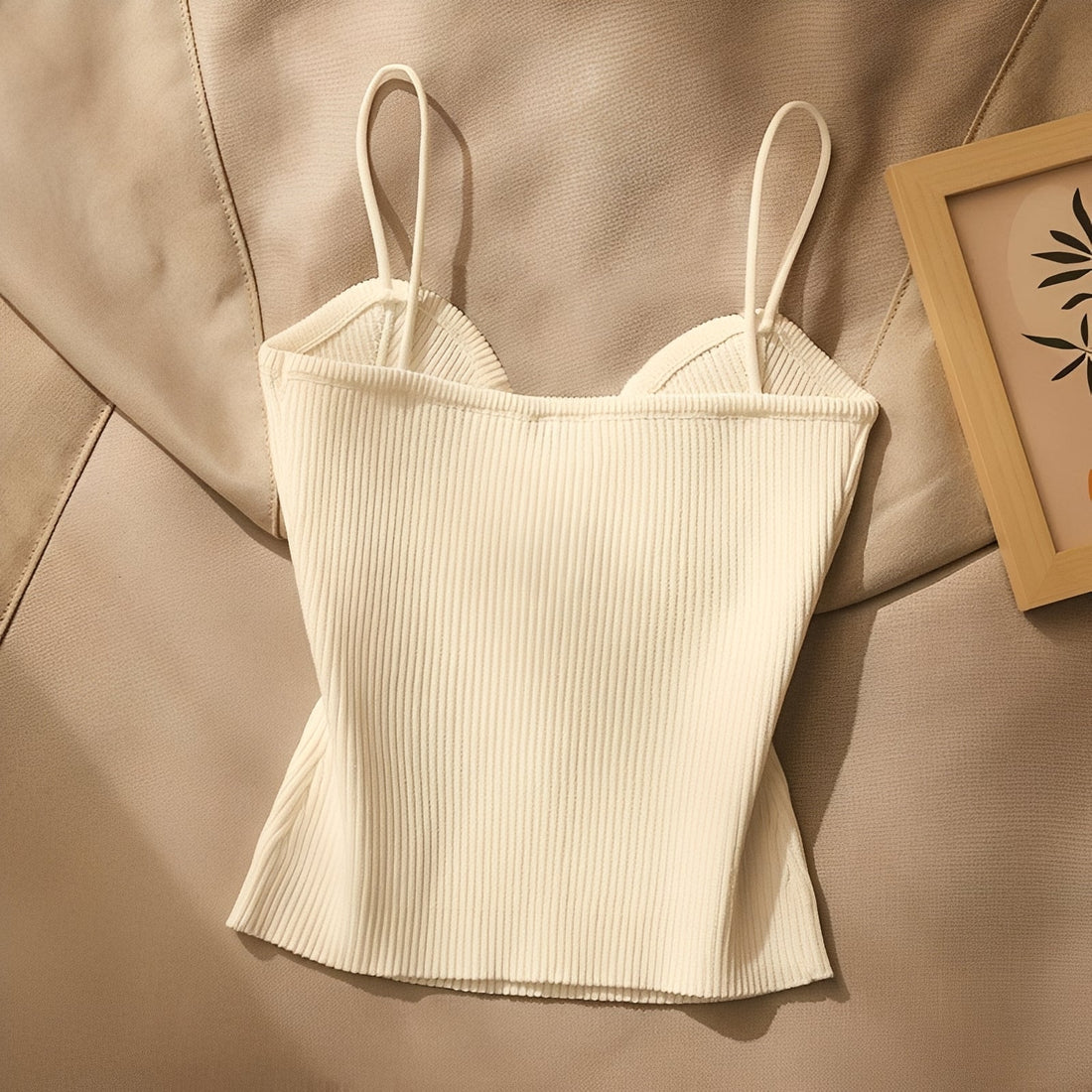 Ameera - Haut Corset Côtelé Élégant