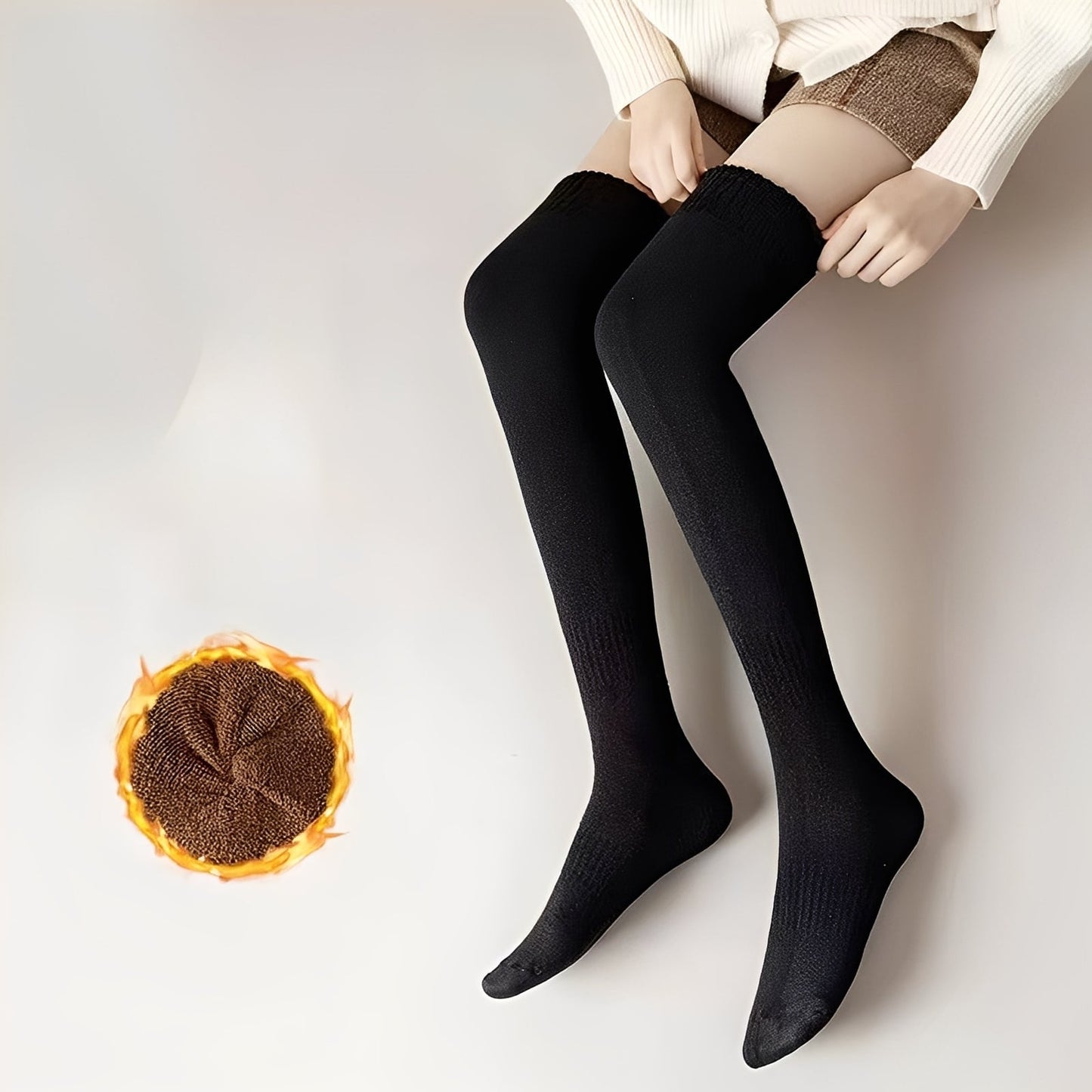 Shirlee - Bas élégants, chauds et épais