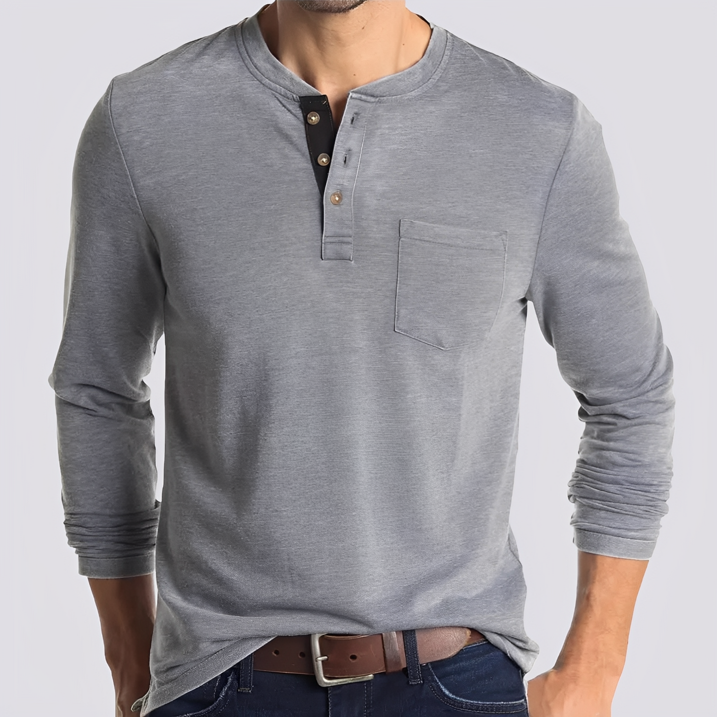 Dashiell - Chemise homme décontractée à manches longues