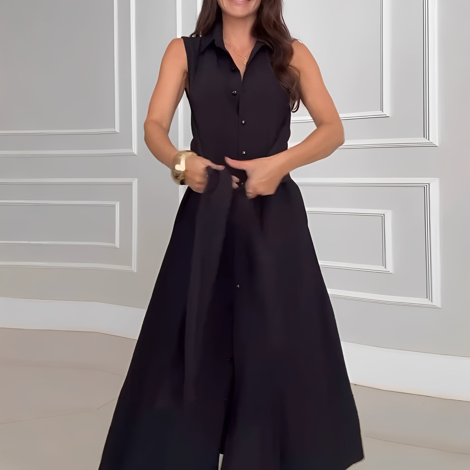 Alison - Robe longueur moyenne sans manches