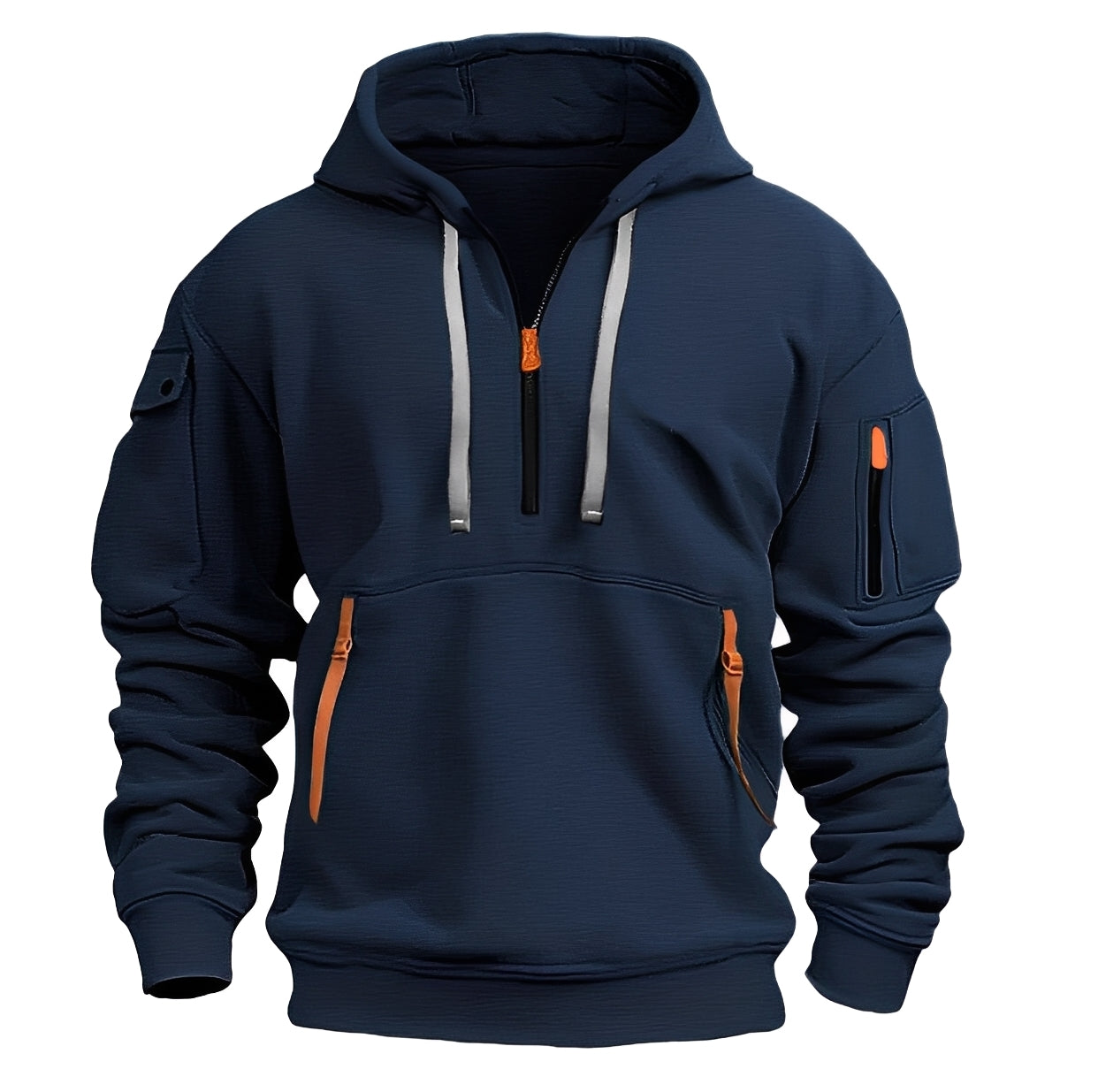 Norton - Sweat moderne à capuche avec zip pour homme