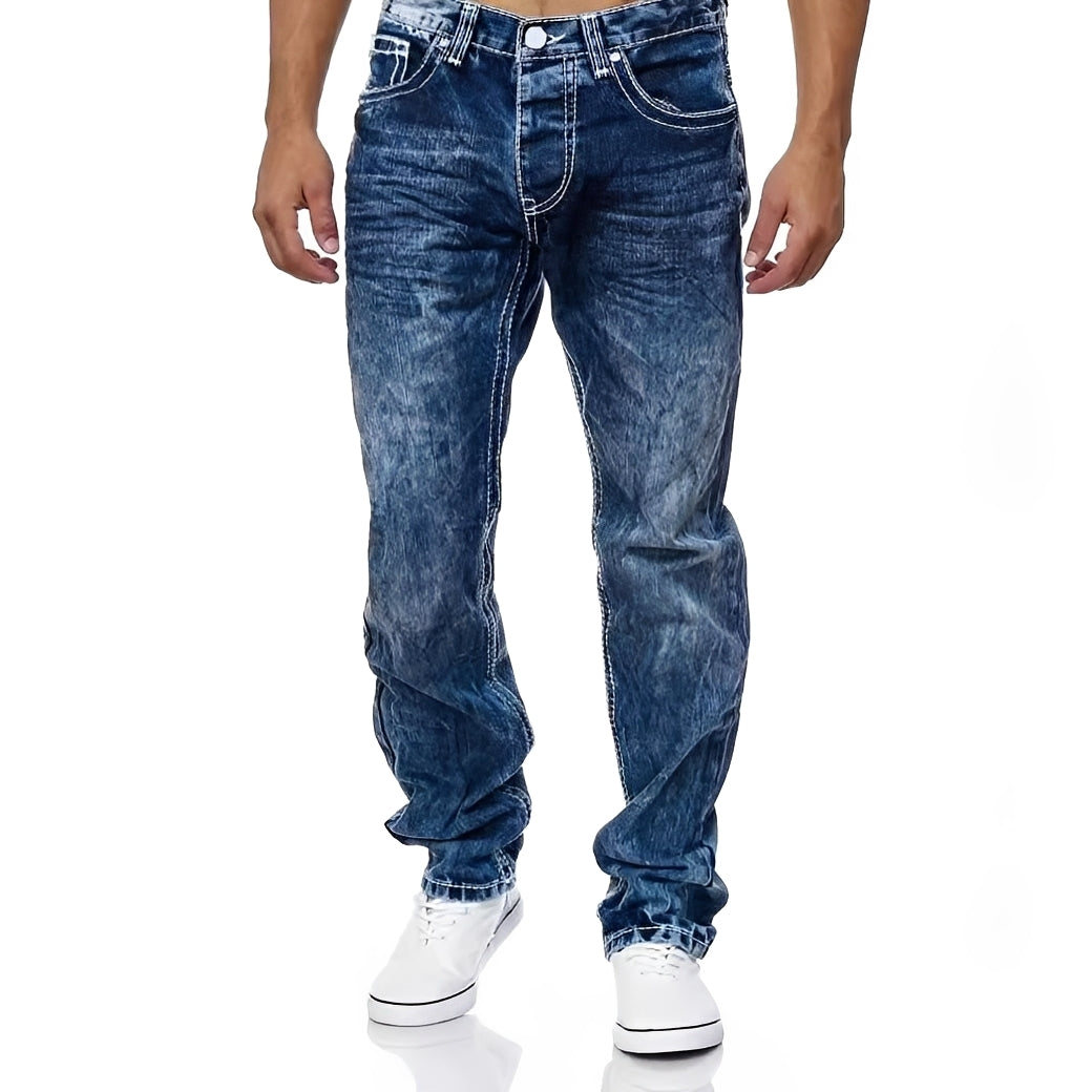 Stefan - Jean ample droit avec stretch pour hommes