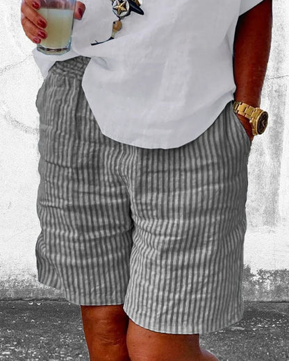 Élise – Shorts Rayés